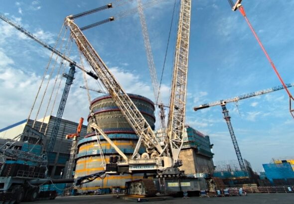 На АЭС Хайян-4 в Китае установили 260-тонное сердце ядерного реактора