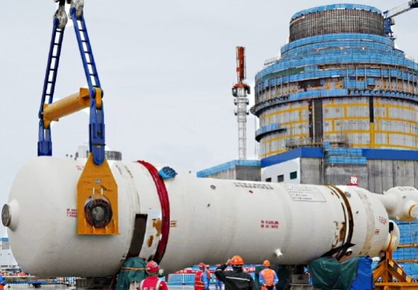На АЭС «Хайян» установили 630-тонное сердце нового энергоблока