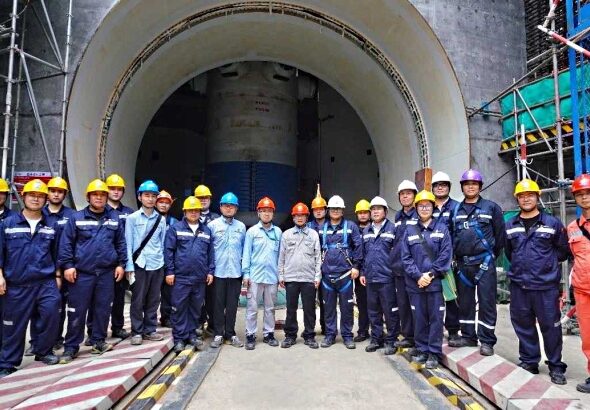 На АЭС «Чжанчжоу» установлен корпус реактора третьего энергоблока